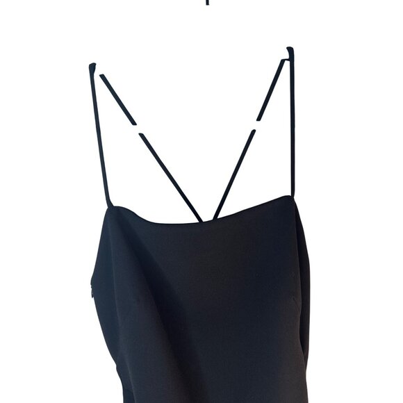 2/$30 ZARA Black Small Sleeveless Ruched Mini Dress NWT - Picture 9 of 16